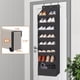 thumbnail image 4 of Organizador de zapatos Storage Maniac para colocar sobre la puerta, negro, 10 bolsillos, 4 of 9