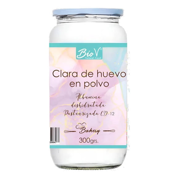 Albúmina Clara De Huevo Desidratada 300g Keto Biov Sin Sabor