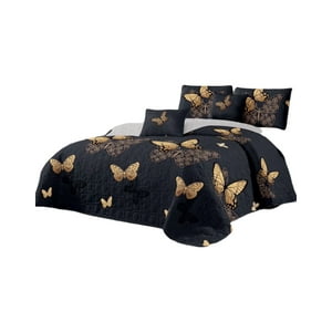 Genérico - Cubrecama Quilt Verano King + 2 Fundas Almohada D12