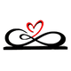 thumbnail image 1 of Cuadro Decorativo- Corazón Infinito de San Valentín, 1 of 2