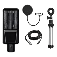 Genérico - Micrófono Profesional Condensador Studio + Antipop + Tripode