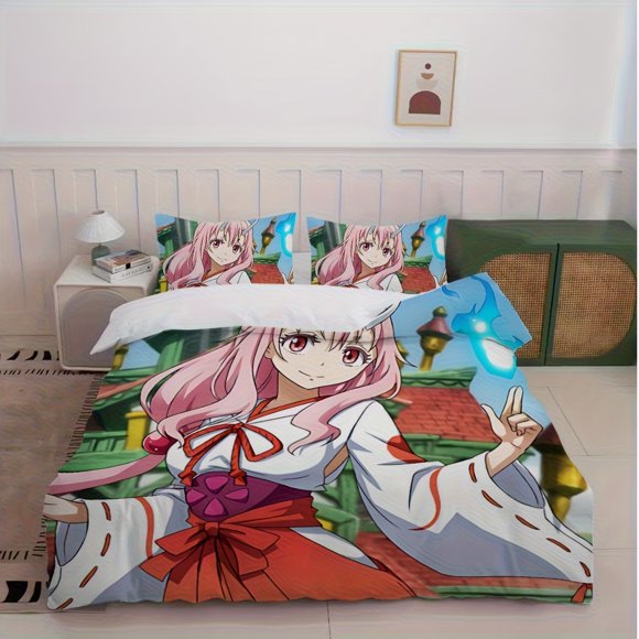 Fun Anime That Time I Got R-Reincarnateds as a Slime Cute Printed Pattern Suitable Suitable for Home Bedrooms