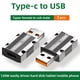 thumbnail image 1 of Usb To Typec Adapter 120w Super Fast Charging 6A Multi-function Armor Mobile Phone Computer Charging Head Data Fast Transmission 10gbps, 1 of 3