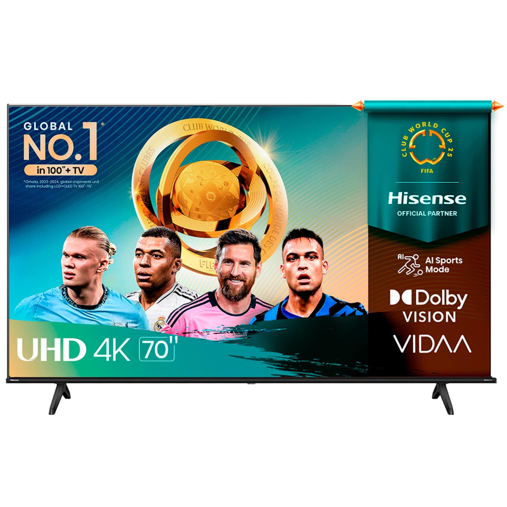 Hisense - Televisor Led 70"" 70A6Nv 4K Smart Tv