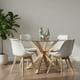 thumbnail image 3 of Comedor Mesa Redonda Equiz 100cm + 4 Sillas Tulip Blanco, 3 of 3