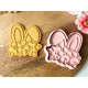 thumbnail image 3 of Cortador y sello de galletas Orejas de conejito de pascua, 3 of 3