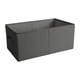 thumbnail image 1 of Caja De Almacenamiento Plegable Para Guardarropa, Caja De Almacenamiento Para Ropa, Libros, Manta XL, Gris, 1 of 3
