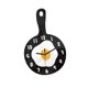 thumbnail image 2 of Reloj De Pared Acrílico Con Números Romanos, Silencioso, Para Cocina, Hotel Y Baño, 2 of 3
