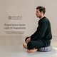 thumbnail image 2 of Cojín de Meditación Mindful & Modern Zafu Yoga Gris, 2 of 14