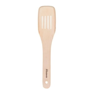 Ghidini - Espatula Ranurada Madera 30Cm