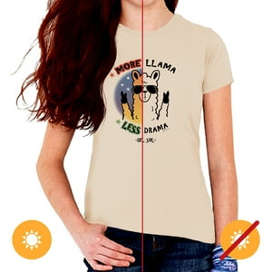 Delsol - Camiseta Para Niños - Más Llama De Para Niños - Camiseta (Yl)