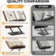 thumbnail image 2 of Atril ajustable para libros con base giratoria de 360°, 2 of 3