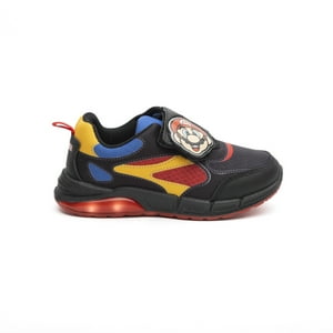 Zapatilla Con Luces Niño B2124 Mario Bros Negro Nintendo