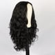 thumbnail image 3 of Encaje 26in-encaje frontal mano atado sin pegamento sintético con la densidad natural preemplazado línea de pelo (negro), 3 of 3