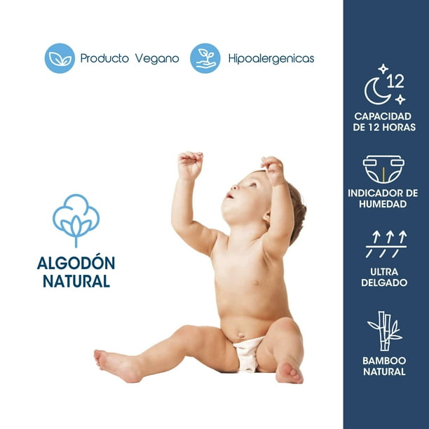 Pañales BeBaby Premium By Bebesit XXG 56u Hipoalergénico | Lider