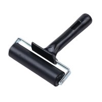 Magideal - Rodillo De Goma Para Pintura, Rodillo De Impresión Brayer Portátil Con Agarre Cómodo, Herramienta De Construcción Para Estampación, Impresión Al Óleo