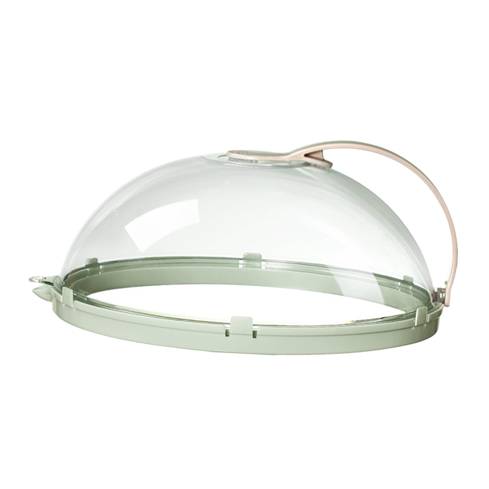 Magideal - Cubierta Transparente Para Microondas, Cubiertas Para Servir Platos De 11 "", Cubierta Protectora Contra Salpicaduras Para Microondas Portátil, Utensil