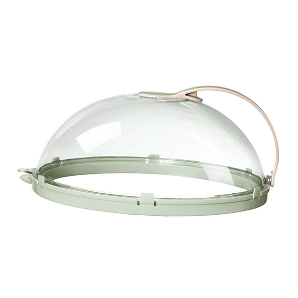 Cubierta transparente para microondas, cubiertas para servir platos de 11 ", cubierta protectora contra salpicaduras para microondas portátil, utensil