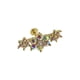 thumbnail image 1 of Piercing Labret Modelo Elvira Plata S925 Trepador Chapado En Oro 18k, 1 of 3