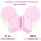 thumbnail image 3 of SALVMARY Mini Nail Buffer Blocks Files 100/180 Grit Pink 50, 3 of 3