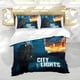thumbnail image 5 of Luces de la Ciudad Conjunto de sábanas temático, trío de piezas, cómodo y amigable con la piel, diseño único, regalo de decoración para el hogar para familiares, amigos y fans,173cm *218cm, 5 of 6
