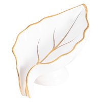 Magideal - Jabonera De Cerámica, Soporte Para Jabón, Contenedor, Caja De Almacenamiento, Bandeja De Drenaje Para , Encimera, Inodoro, Bañera, Decoración Blanco