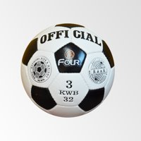 Four - Balón Fútbol Oficial Nº3 Blanco-Negro