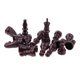 thumbnail image 5 of Piezas de ajedrez de plastico de repuesto de 16 piezas / piezas de ajedrez marrones, 5 of 5