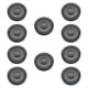 thumbnail image 1 of Rollos de rueda con llave de fitness Máquina de cable de 12 cm de 12 cm Fijar de gimnasio con baja parte de ruido portátil para entrenamiento de fuerz Polea de 12 cm, 1 of 5