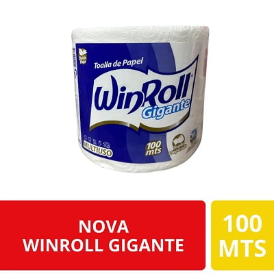 WinRoll Nova Toalla de Papel Gigante Multiuso 100 Metros