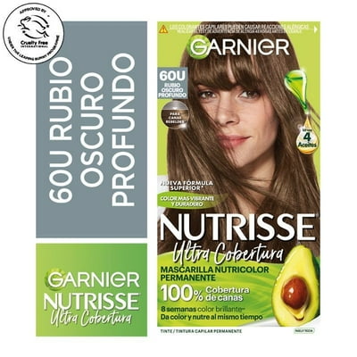 Coloración Cabello 60 Rubio Oscuro Profundo 1 Un Nutrisse