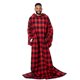 thumbnail image 1 of Manta con mangas Snuggie de forro polar 71 × 54 cm a cuadros de búfalo, 1 of 6