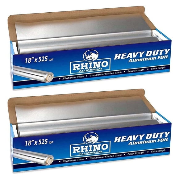 Lámina de aluminio Rhino Heavy Duty, 18 cm x 160 m, 25 micras de grosor