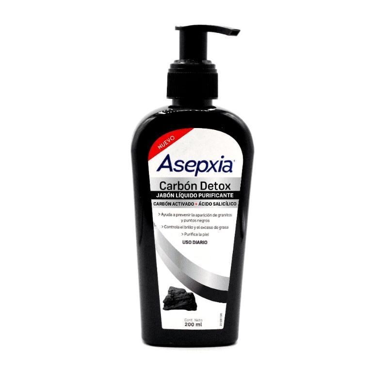 Asepxia - Jabón Líquido Carbón