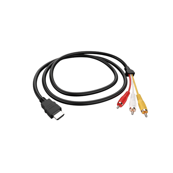 Cable Hdmi A 3 Rca Transmision Full Hd Audio Y Video 1.5mt