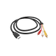 thumbnail image 1 of Cable Hdmi A 3 Rca Transmision Full Hd Audio Y Video 1.5mt, 1 of 3