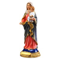Bothyi - Estatua De La Virgen María Bebé Jesús Estatuilla Arte Para El Estante Del Hogar Decoración De Escritorio
