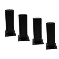 Bothyi - Patas Telescópicas De Metal Para Muebles, 4 Uds., Para Mesa, Sofá, Escritorio, Mesa De Centro, Color Negro