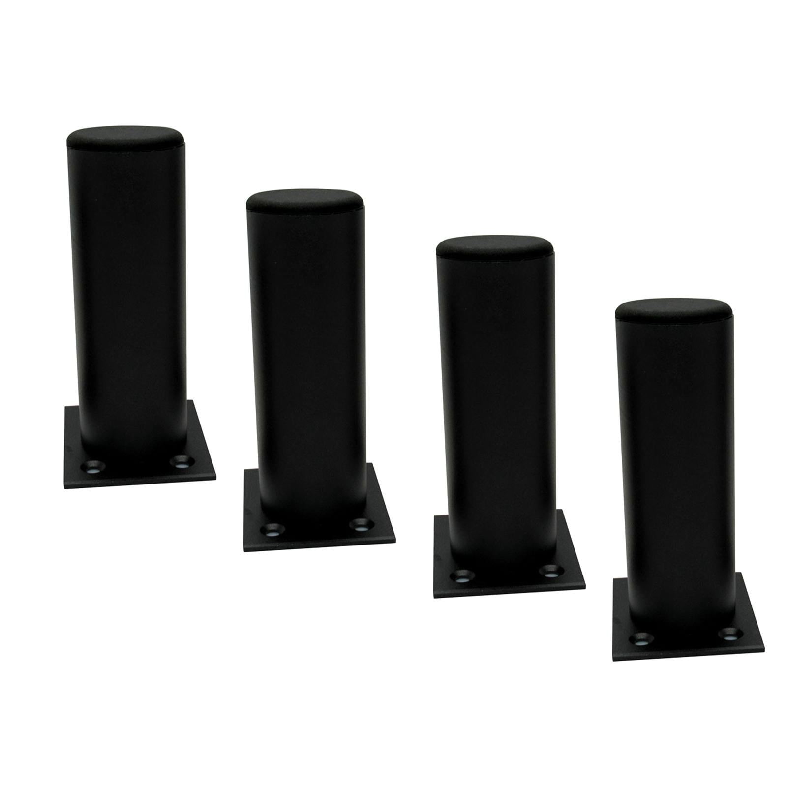 Bothyi - Patas Telescópicas De Metal Para Muebles, 4 Uds., Para Mesa, Sofá, Escritorio, Mesa De Centro, Color Negro