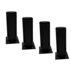 Bothyi - Patas Telescópicas De Metal Para Muebles, 4 Uds., Para Mesa, Sofá, Escritorio, Mesa De Centro, Color Negro