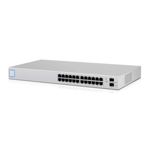 Switch Ubiquiti Unifi US-24 de 24 puertos con capacidad de conmutación de 52 Gbps