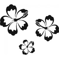 Rienda Libre Graphics - Decomural Simple Flower Floral Set Ws-18905