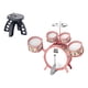 thumbnail image 5 of Juego de Batería de Jazz para niños con taburete y baquetas, juguetes de percusión, desarrollo de iluminación y música, juguete para fiesta del Día de rosa, 5 of 5