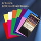 thumbnail image 3 of Fundas para cartas MEQHUO 1200 piezas 66x91 mm, 12 colores, 3 of 6