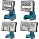 thumbnail image 2 of Para Ma*kita Batería de Iones de Litio de 18V Luz de Trabajo LED Linterna Inalámbrica de 9 Pulgadas Lámpara de Inundación de Emergencia Lámpara de Acampar Iluminación Exterior, 2 of 7