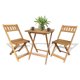 thumbnail image 2 of Set Mesa + 2 Sillas Terraza Madera, 2 of 3