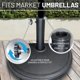 thumbnail image 4 of Base para sombrilla US Weight media circular 9 kg ajustable, 4 of 5