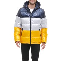Chaqueta Tommy Hilfiger Para Hombre, Clásica, Con Capucha, Acolchada, Color Amarillo Xl