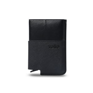 Porta Documentos Saffiano Tar Con Rfid Blocker Negro Totto