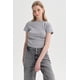 thumbnail image 1 of Polera Mujer Recogido Gris Melange, 1 of 4